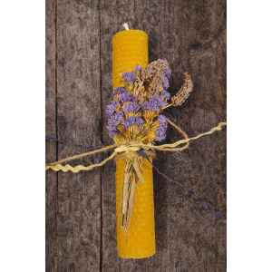 Candela Rustica di Cera d'Api